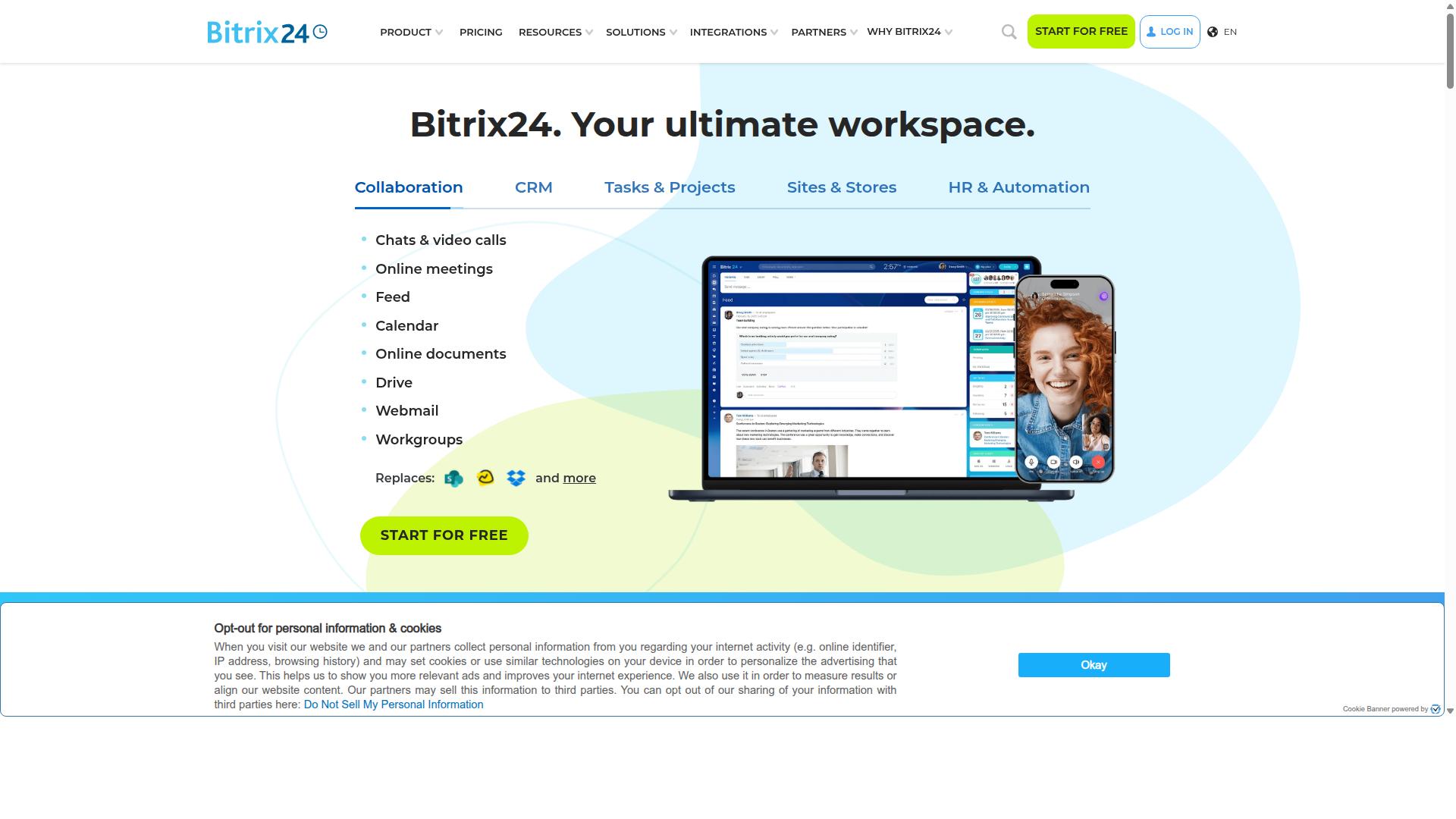 Bitrix24 website