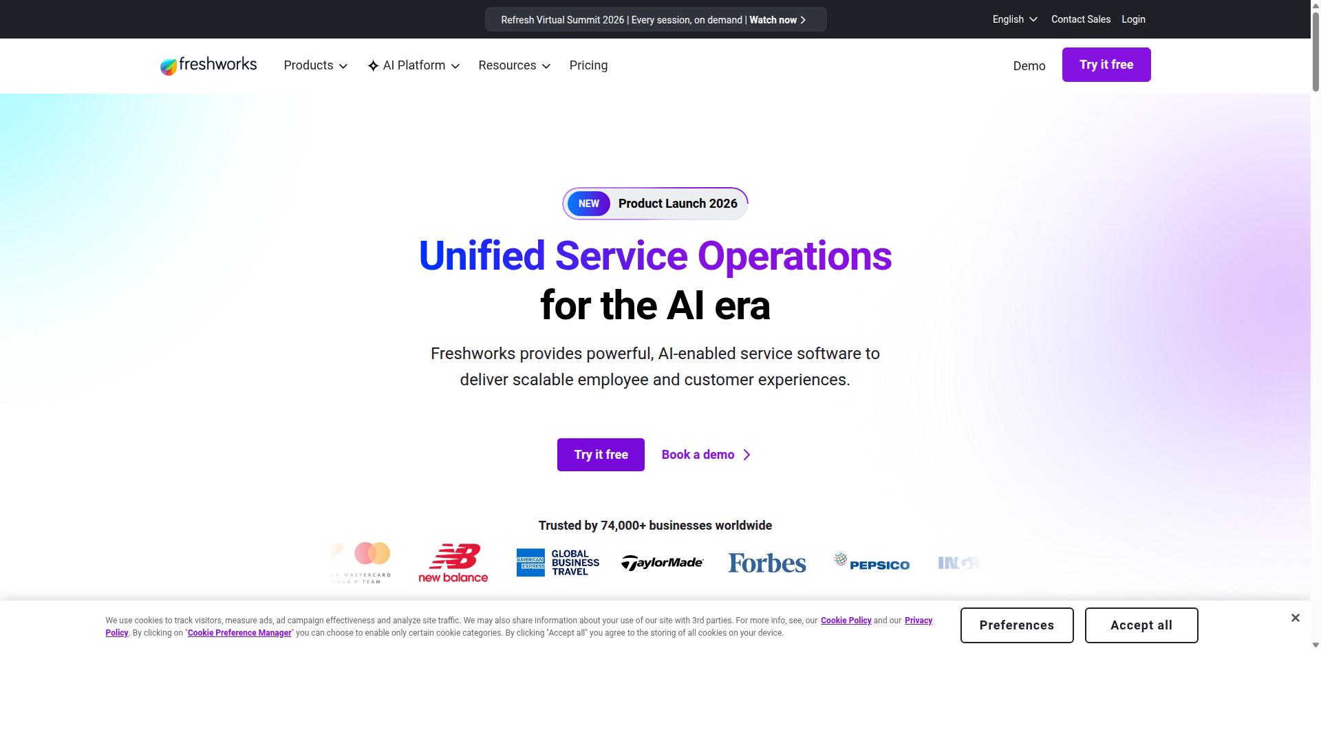 Freshdesk website