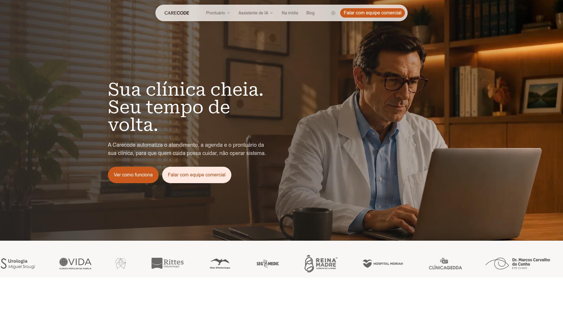 Carecode website