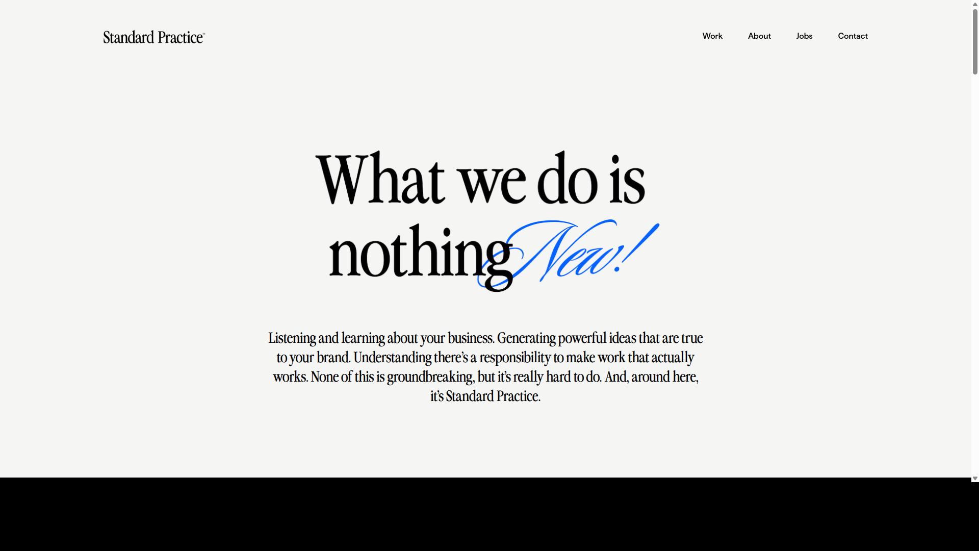 Standard Practice website