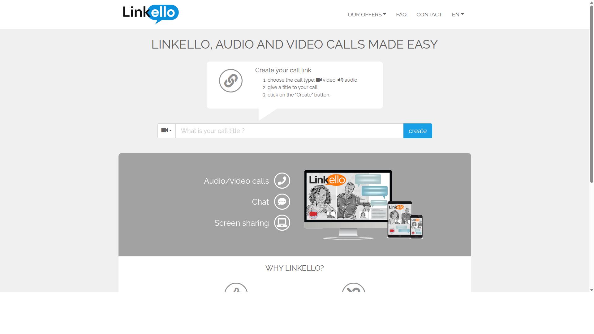 Linkello website