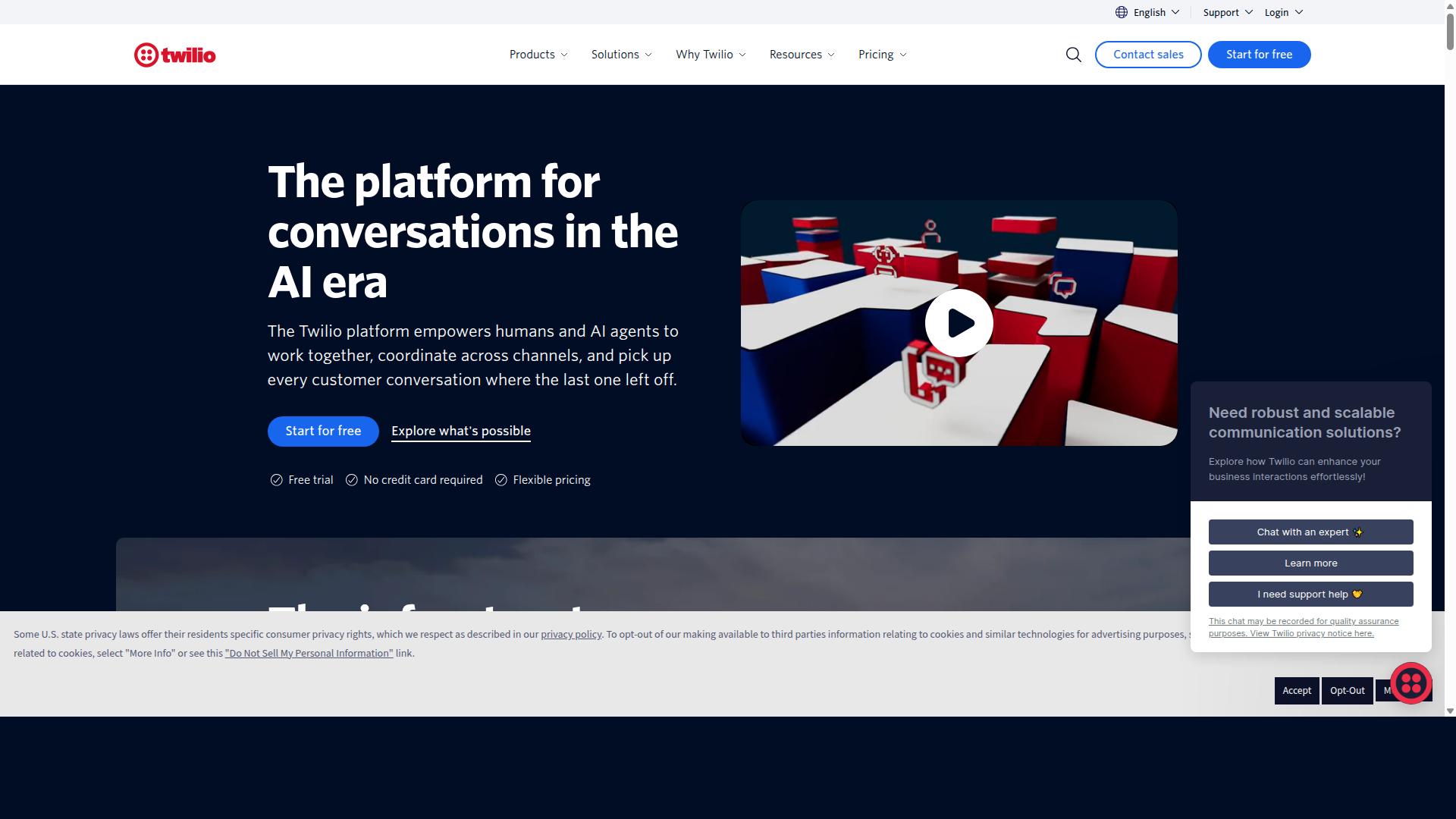 Twilio website