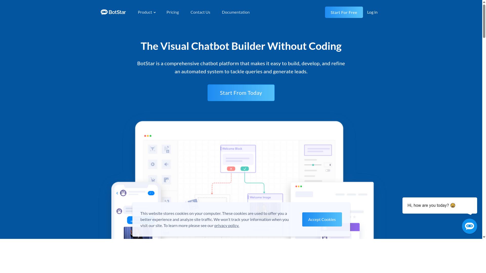 BotStar website