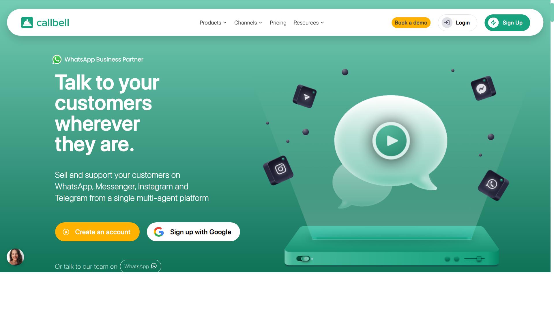 Callbell website
