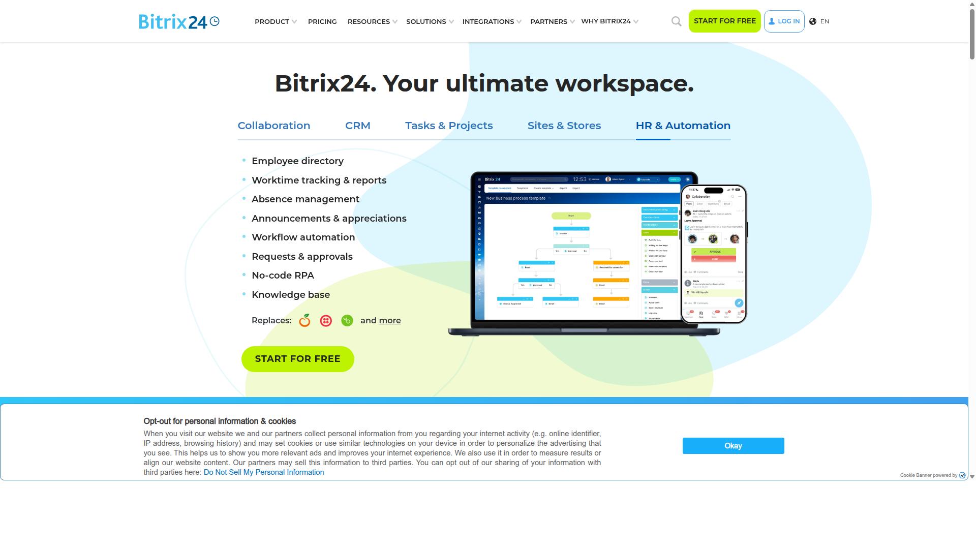 Bitrix24 website