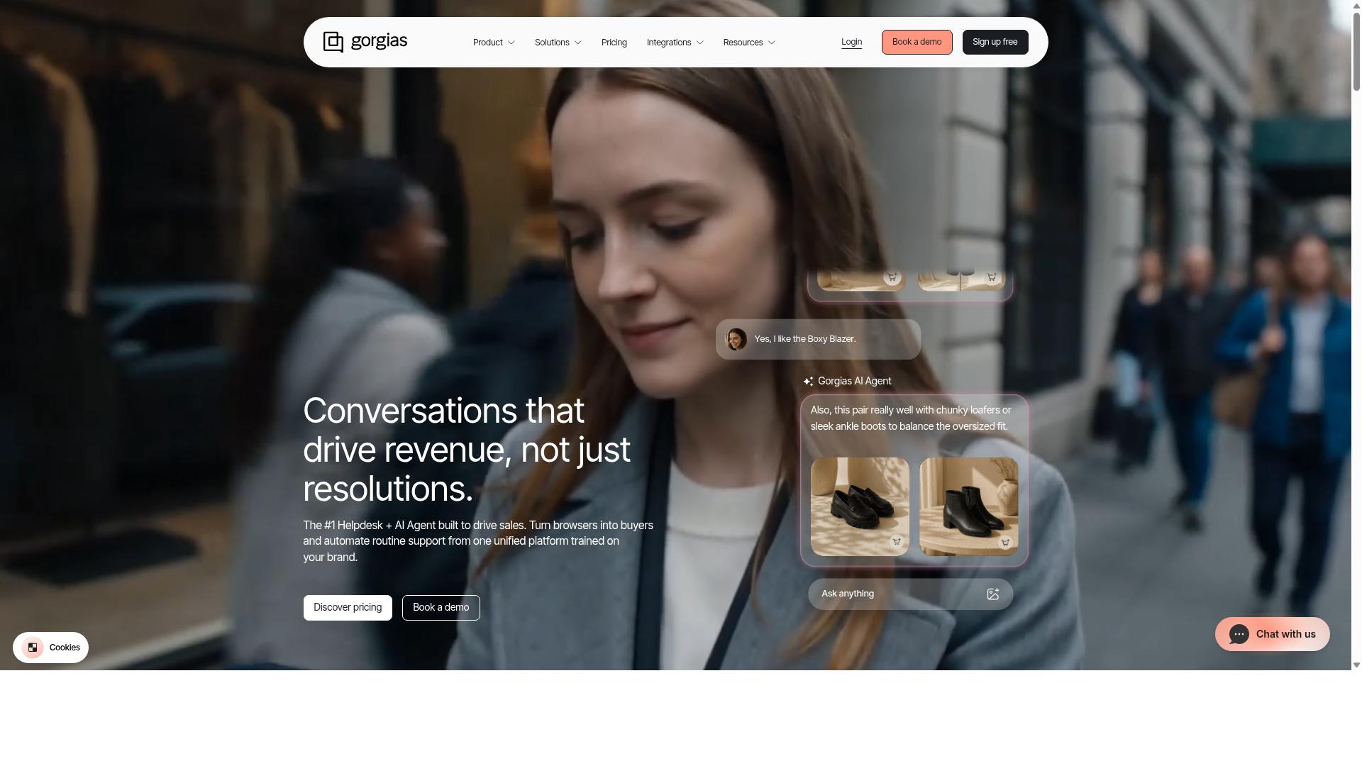 Gorgias website