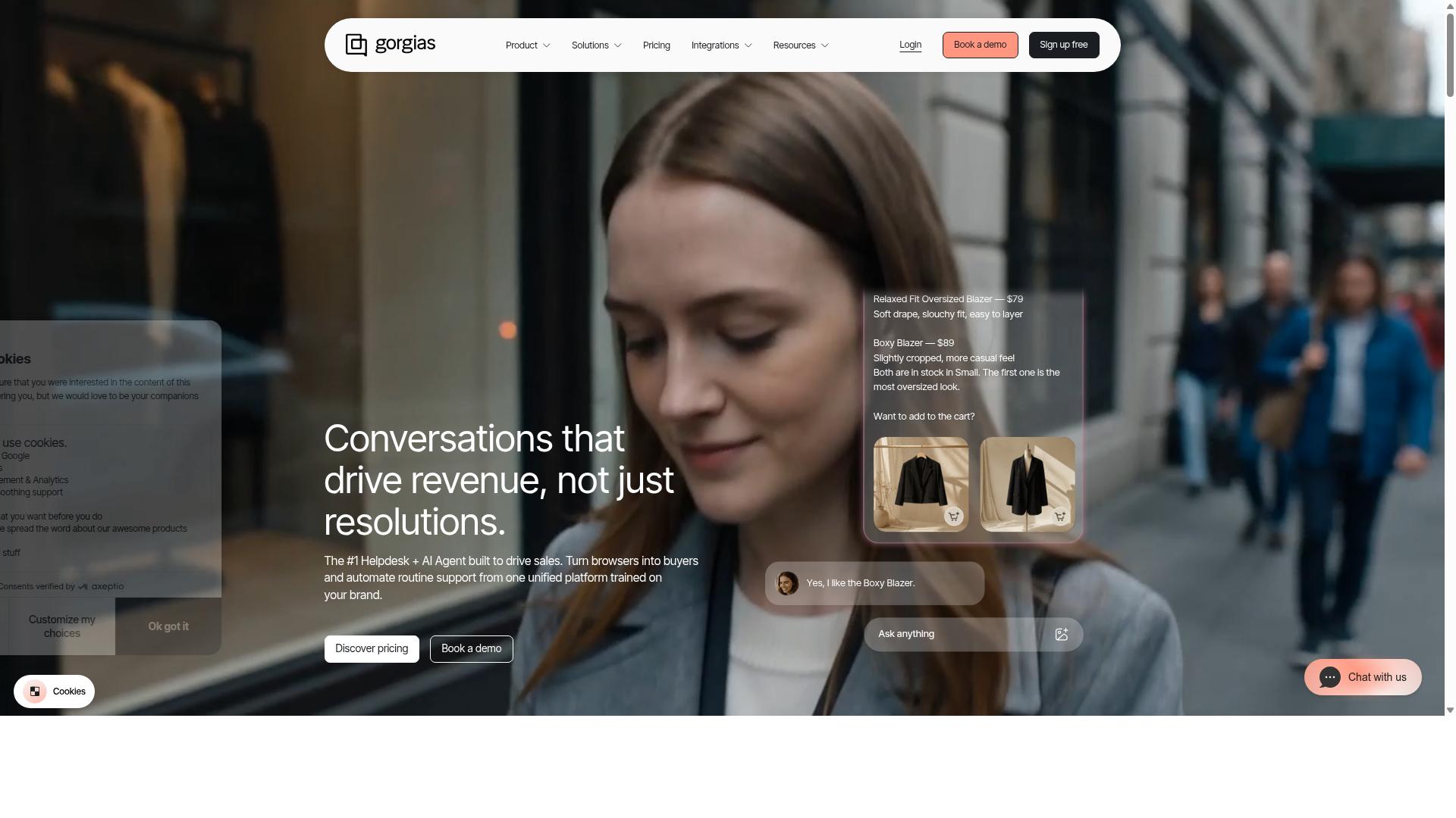 Gorgias website