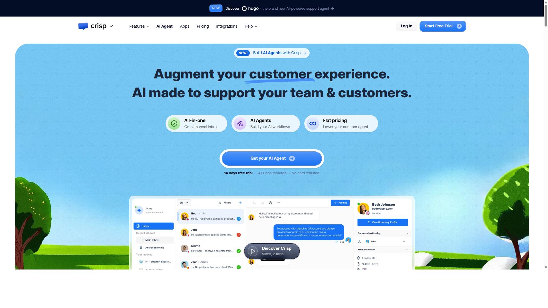 Crisp website