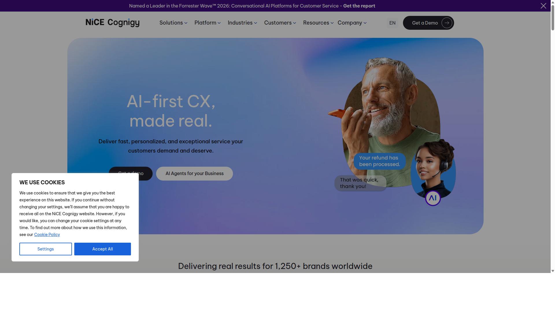 Cognigy website