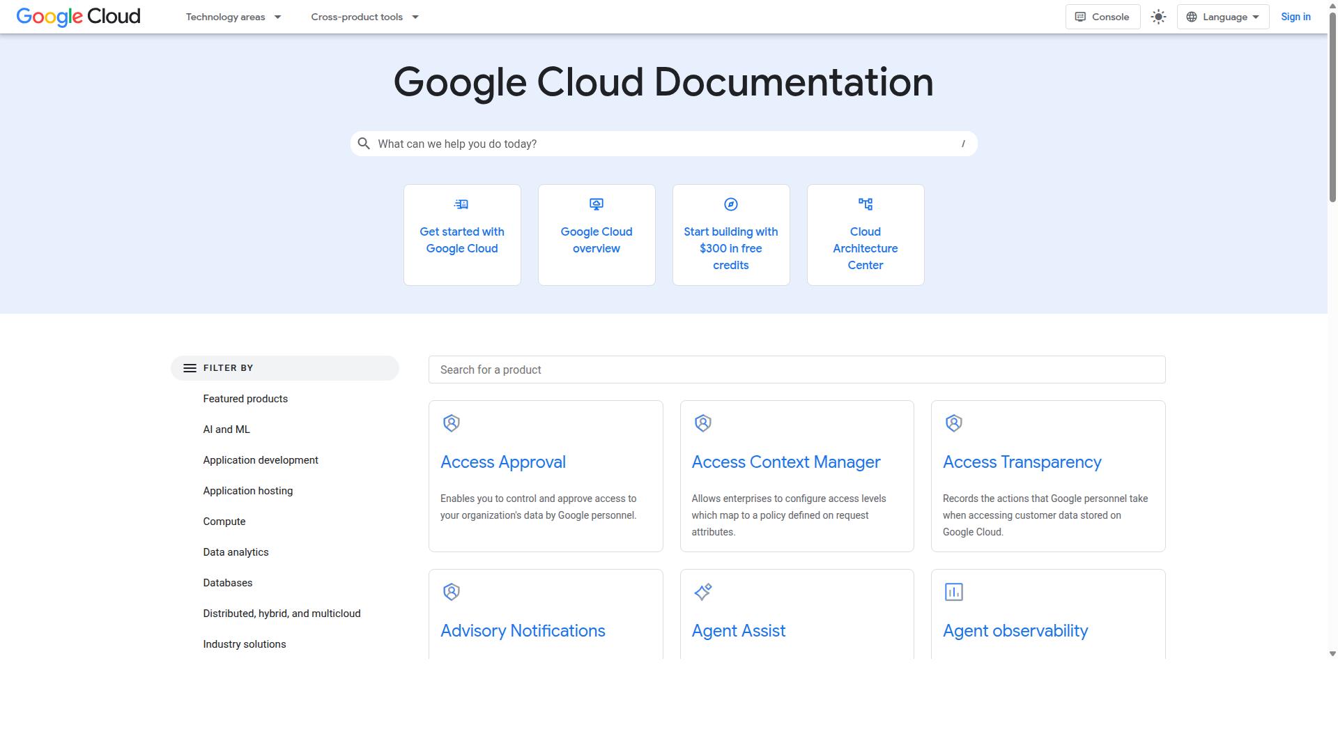 Google CCAI website