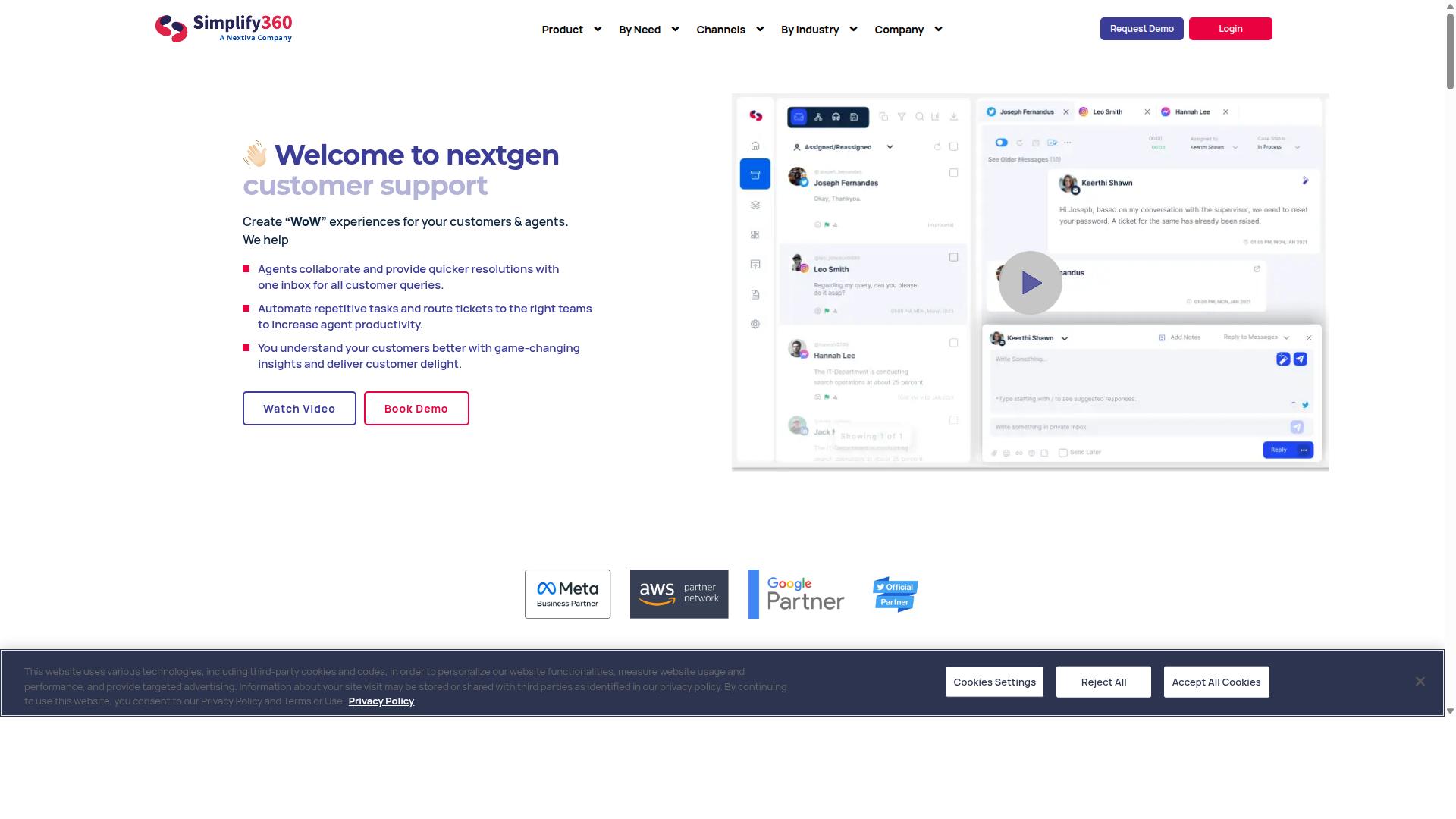 Simplify360 website