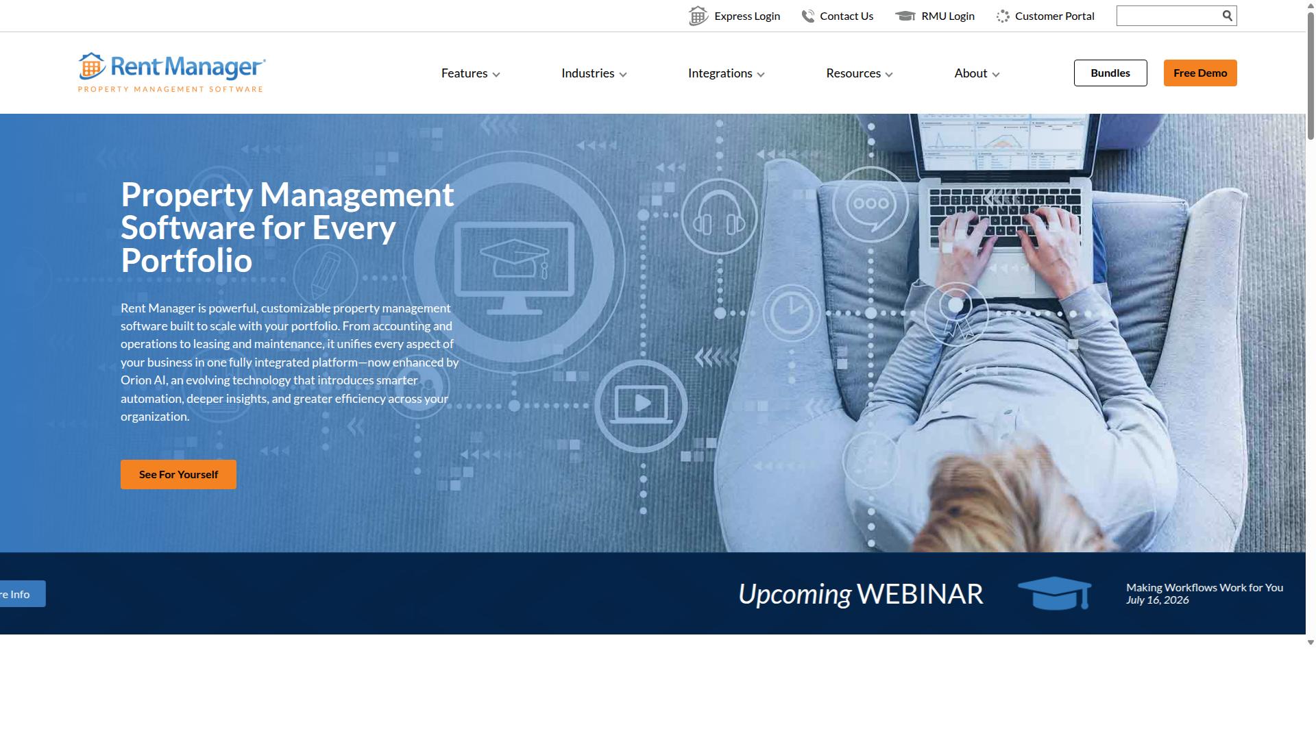 Rent Manager website