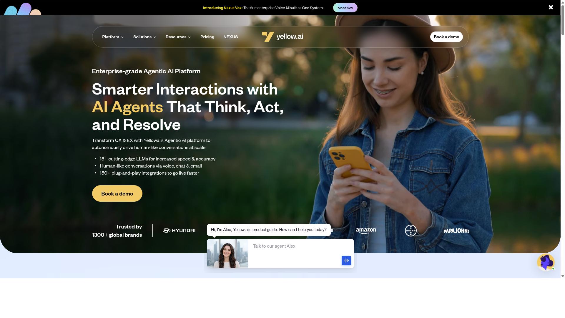 yellow.ai website