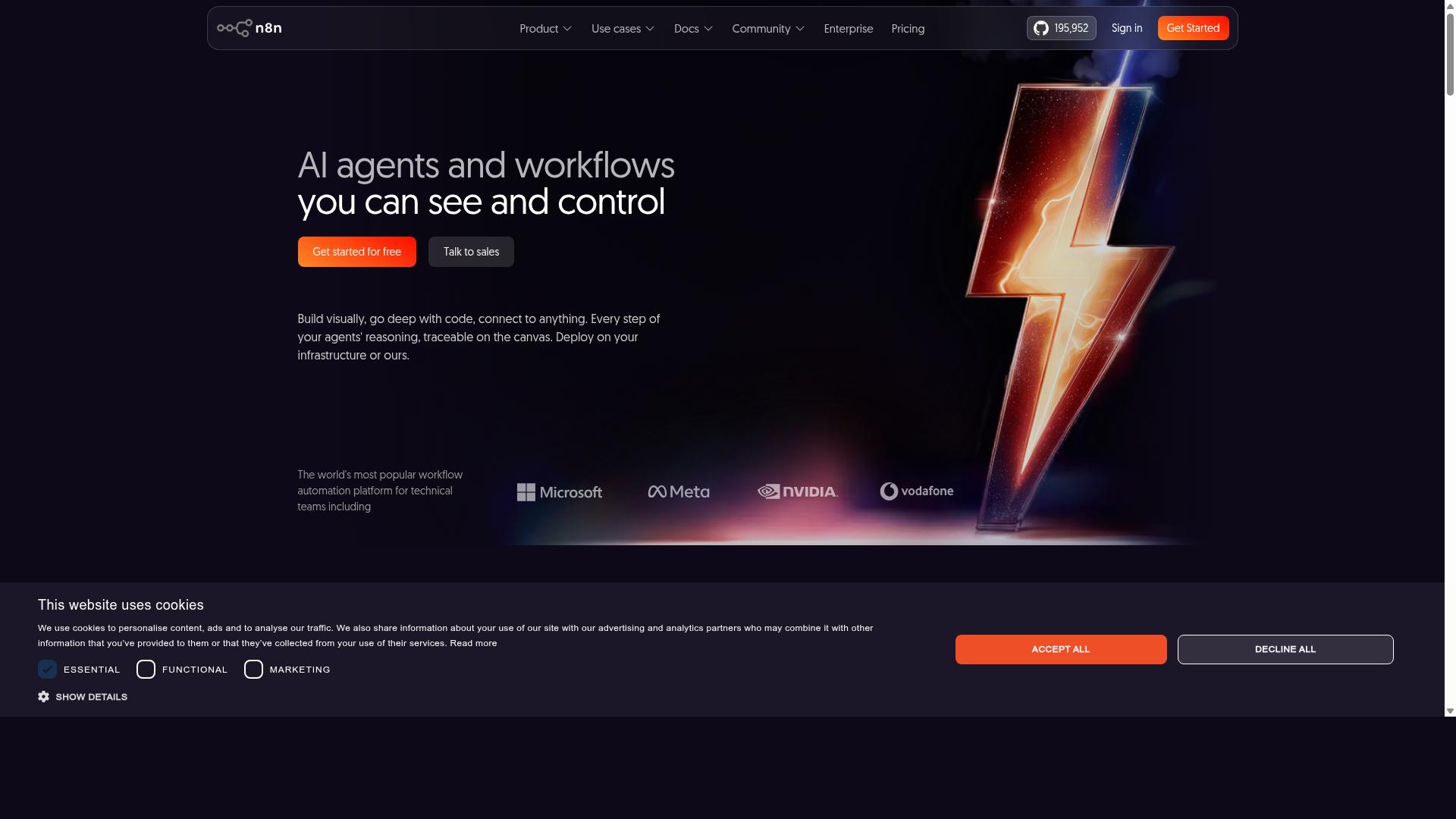 n8n website