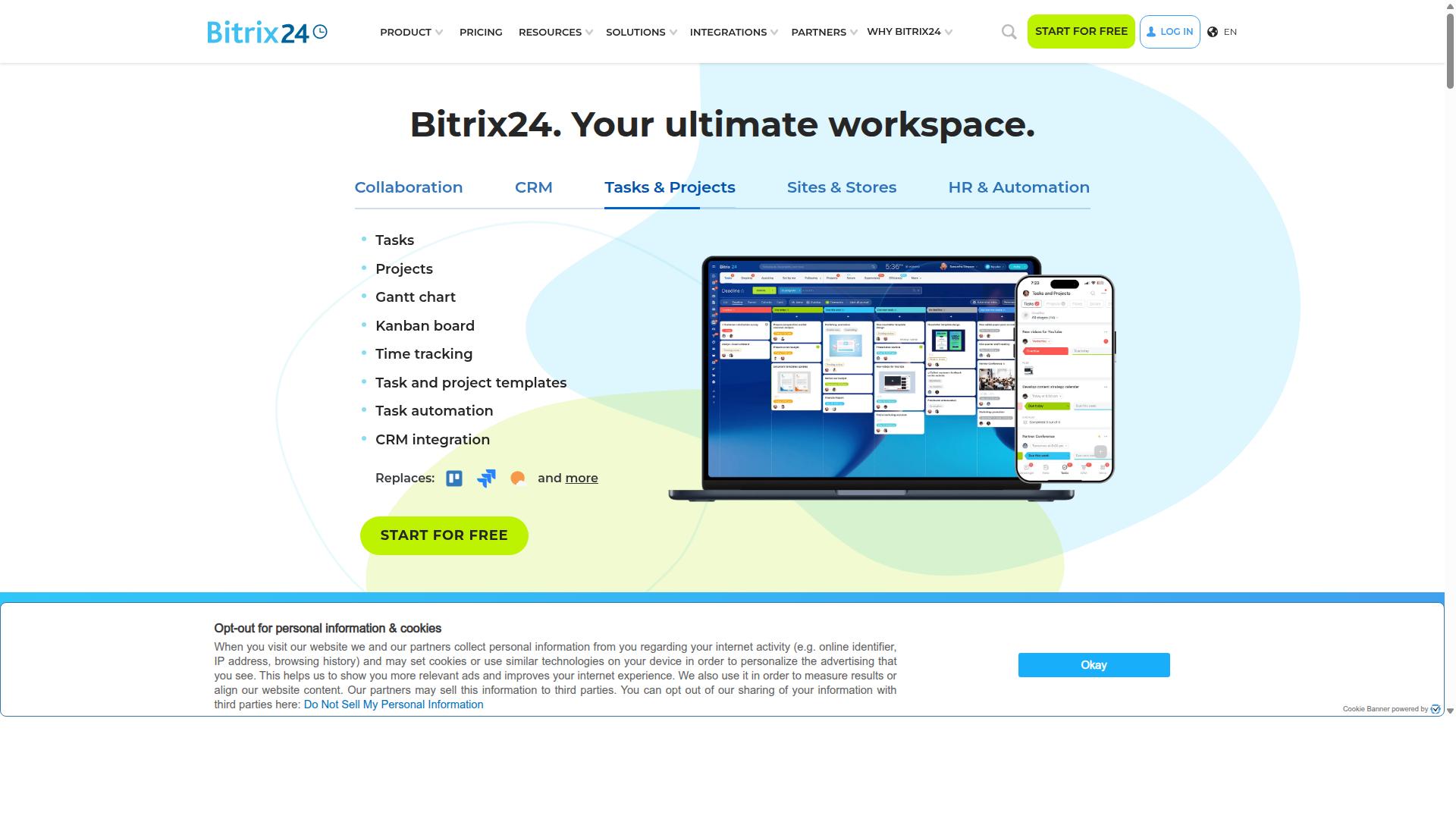Bitrix24 website