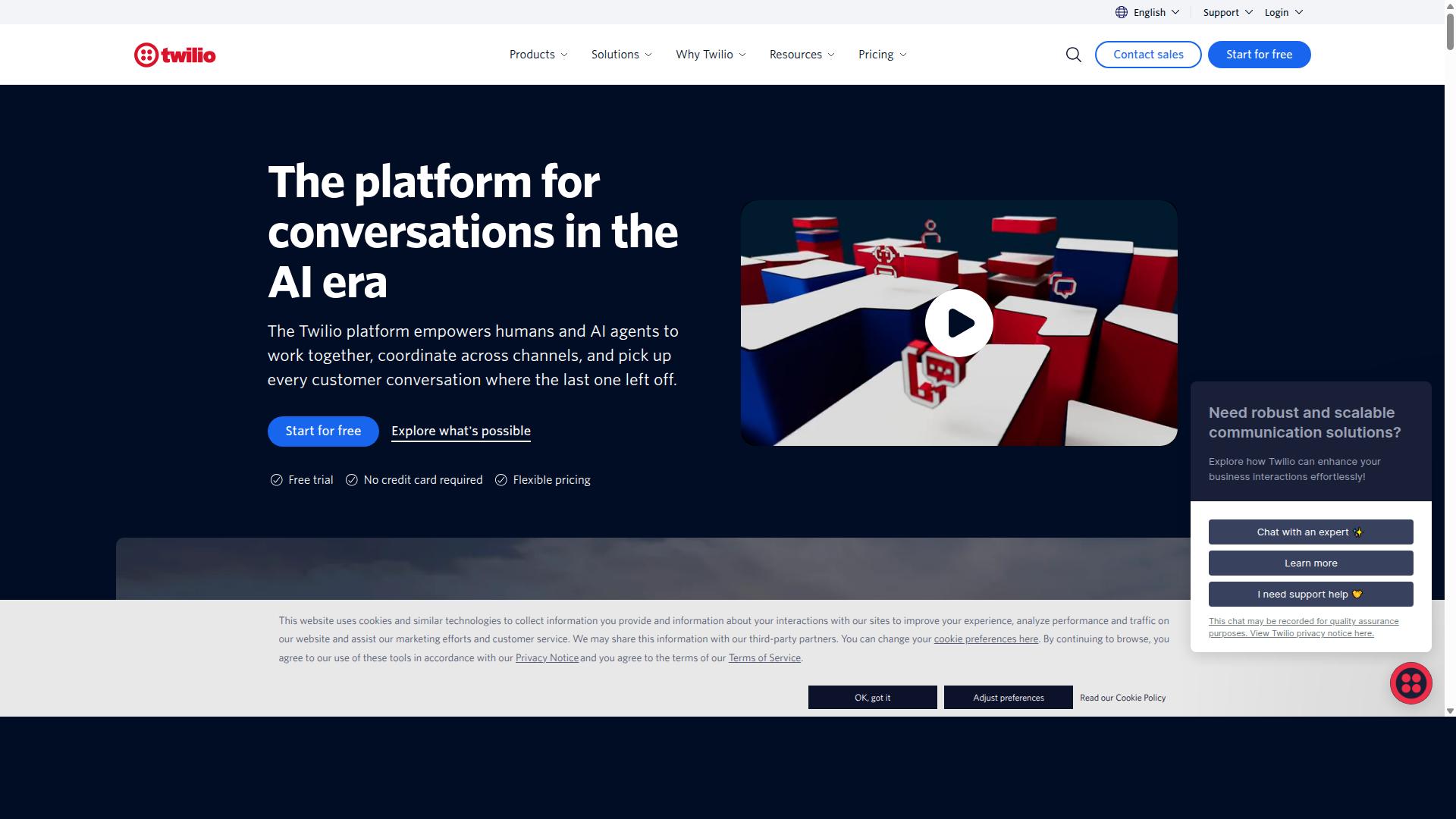 Twilio website