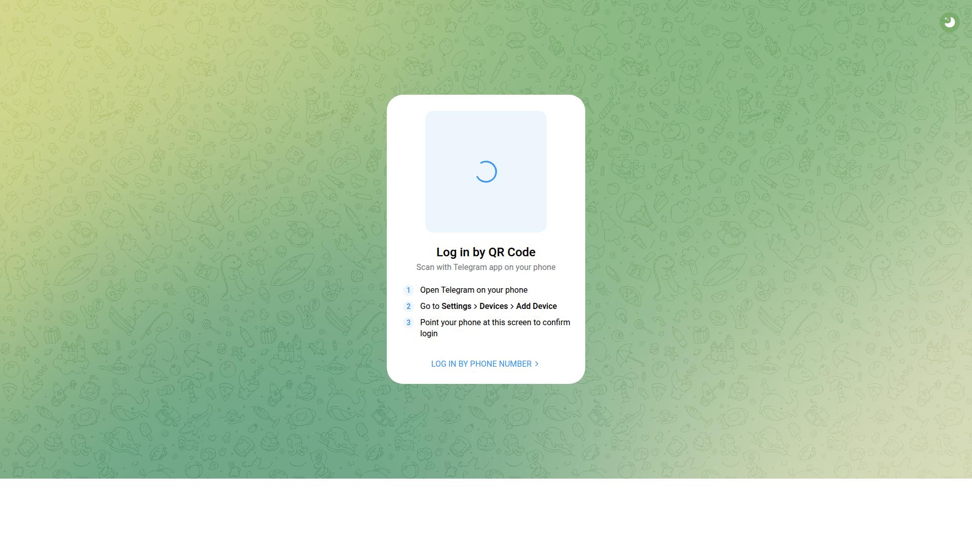 Telegram website