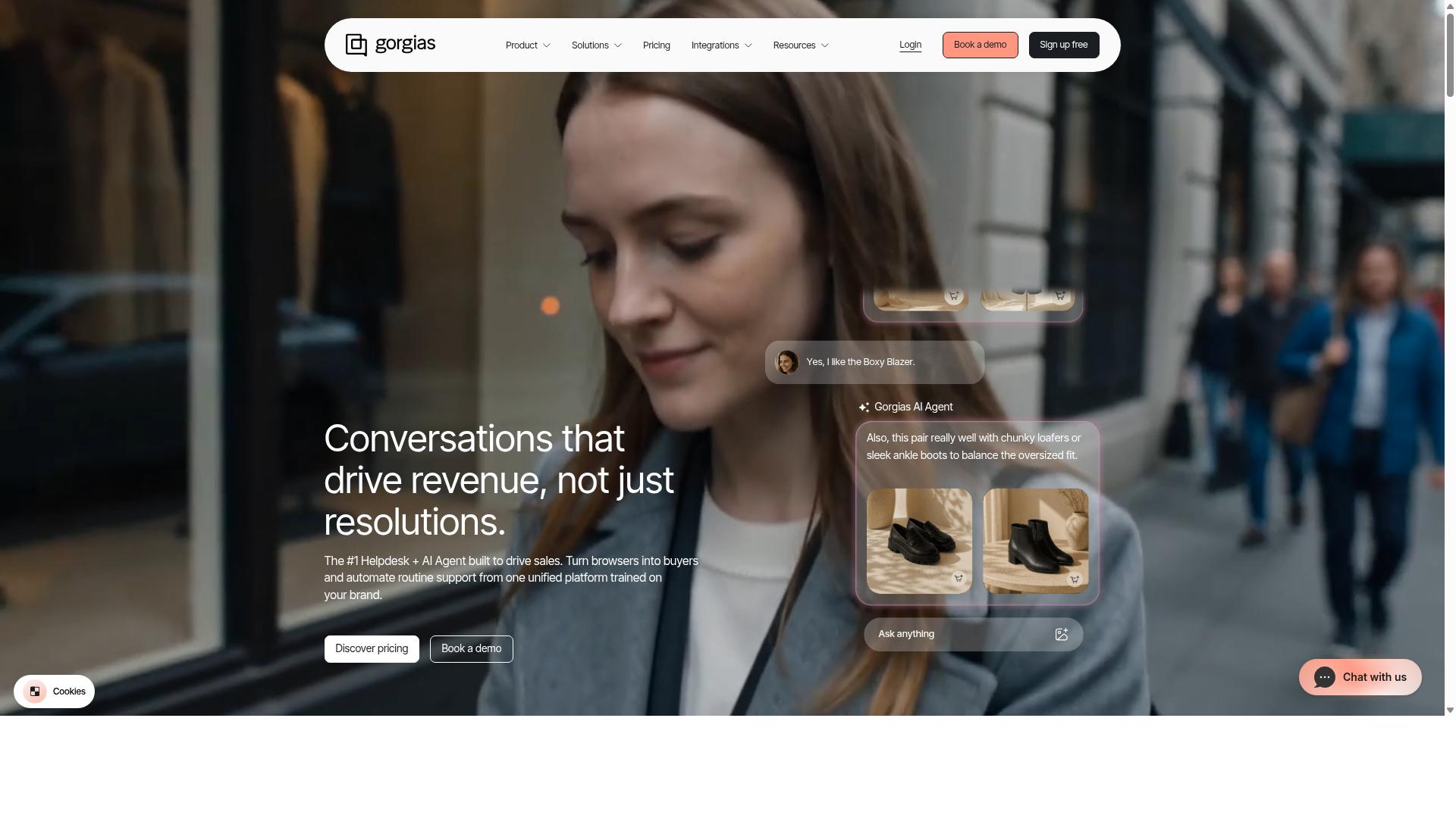 Gorgias website