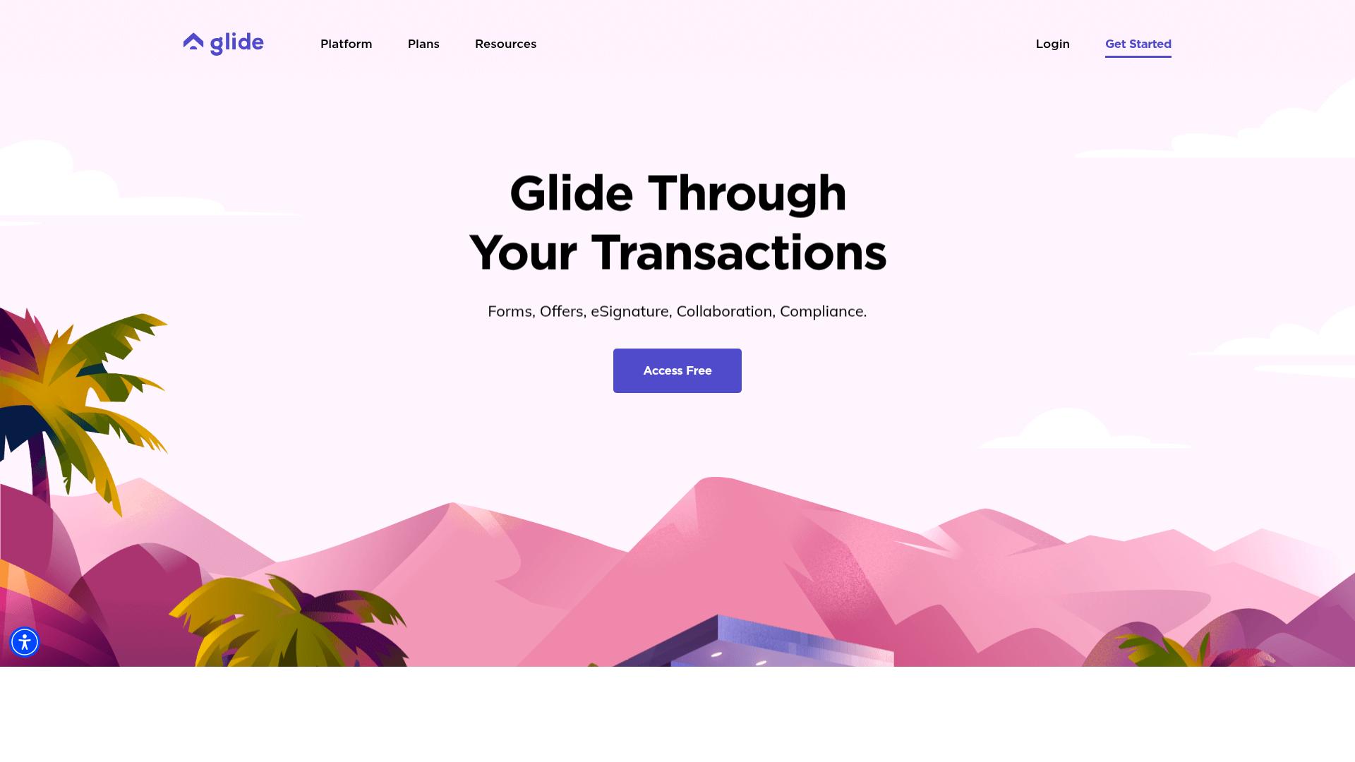 Glide website