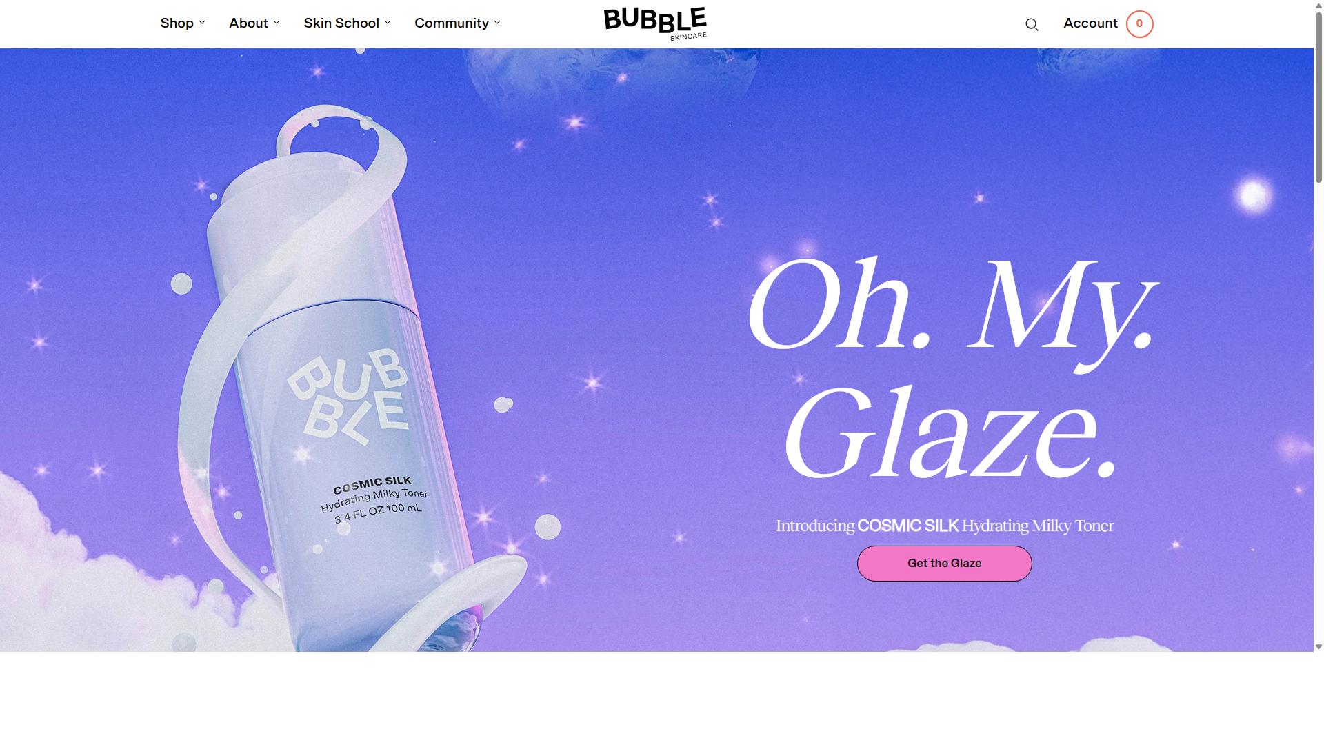 Bubble website