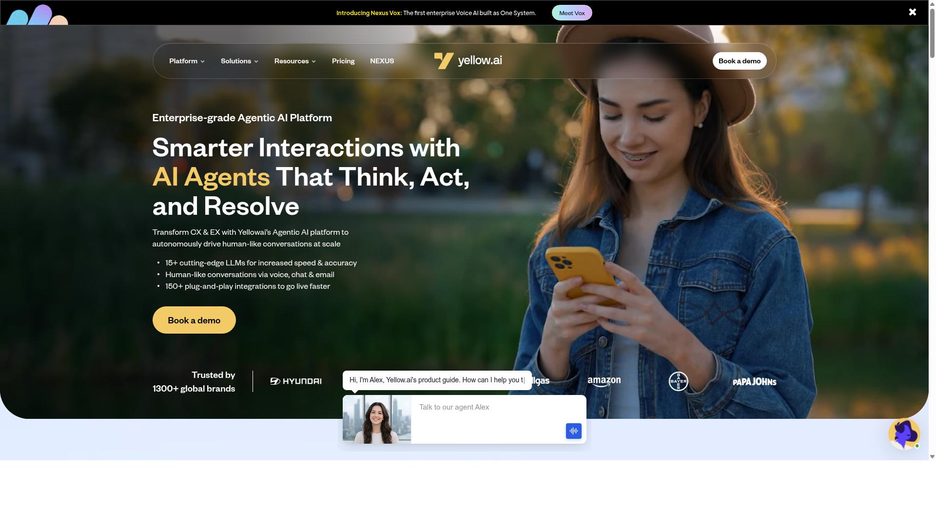 yellow.ai website