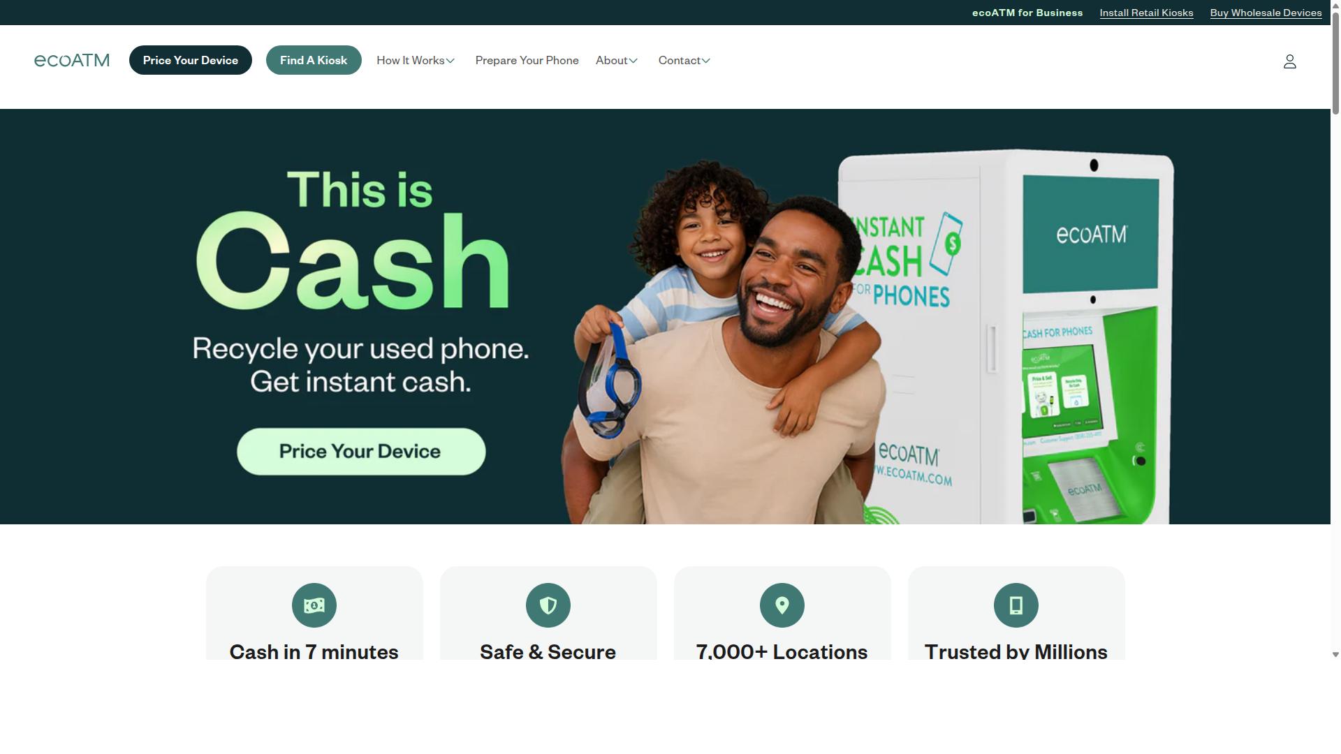 Kiosk website