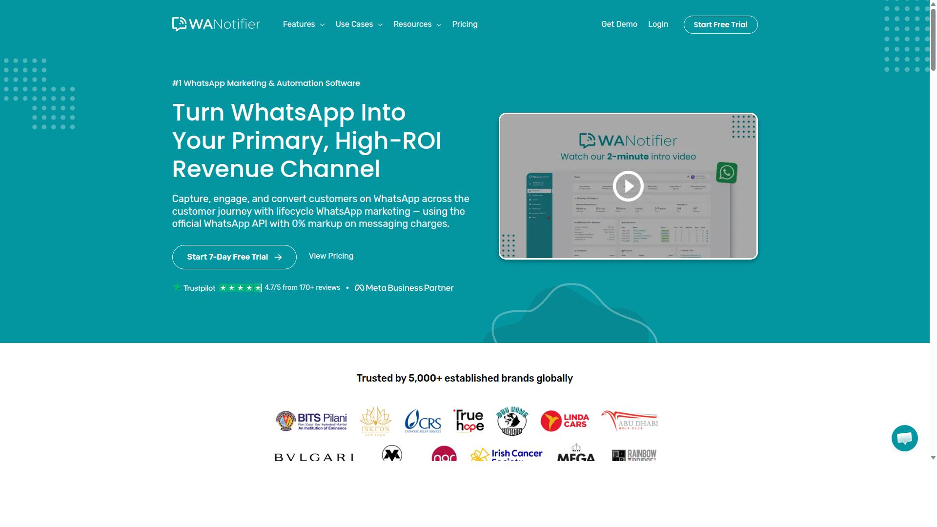 WANotifier website