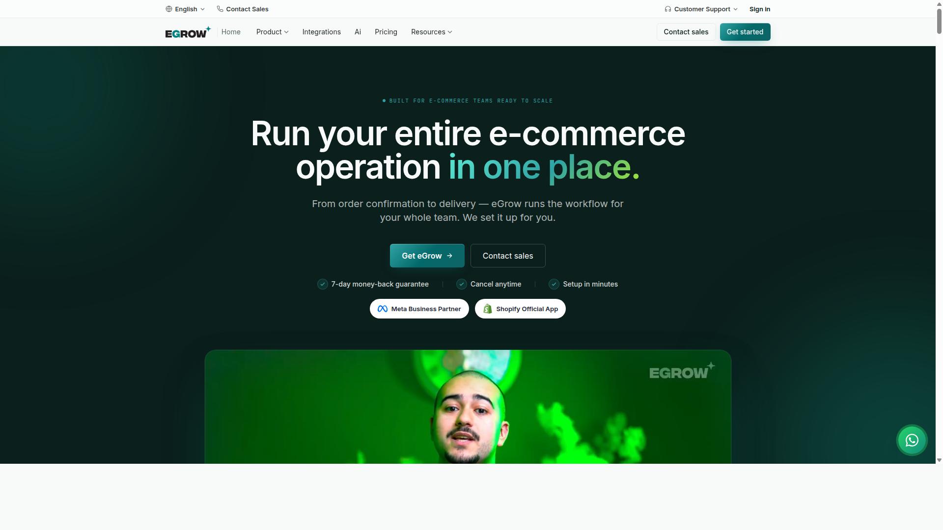 eGrow website