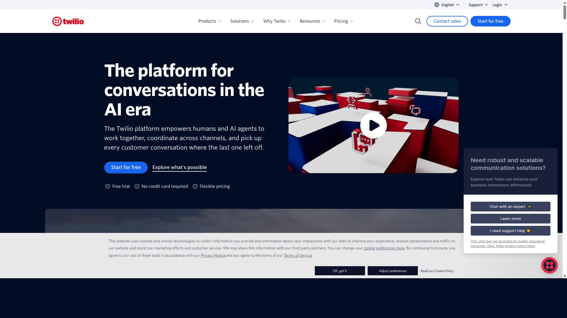 Twilio website