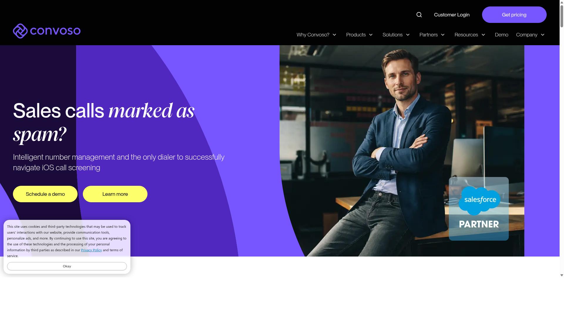 Convoso website