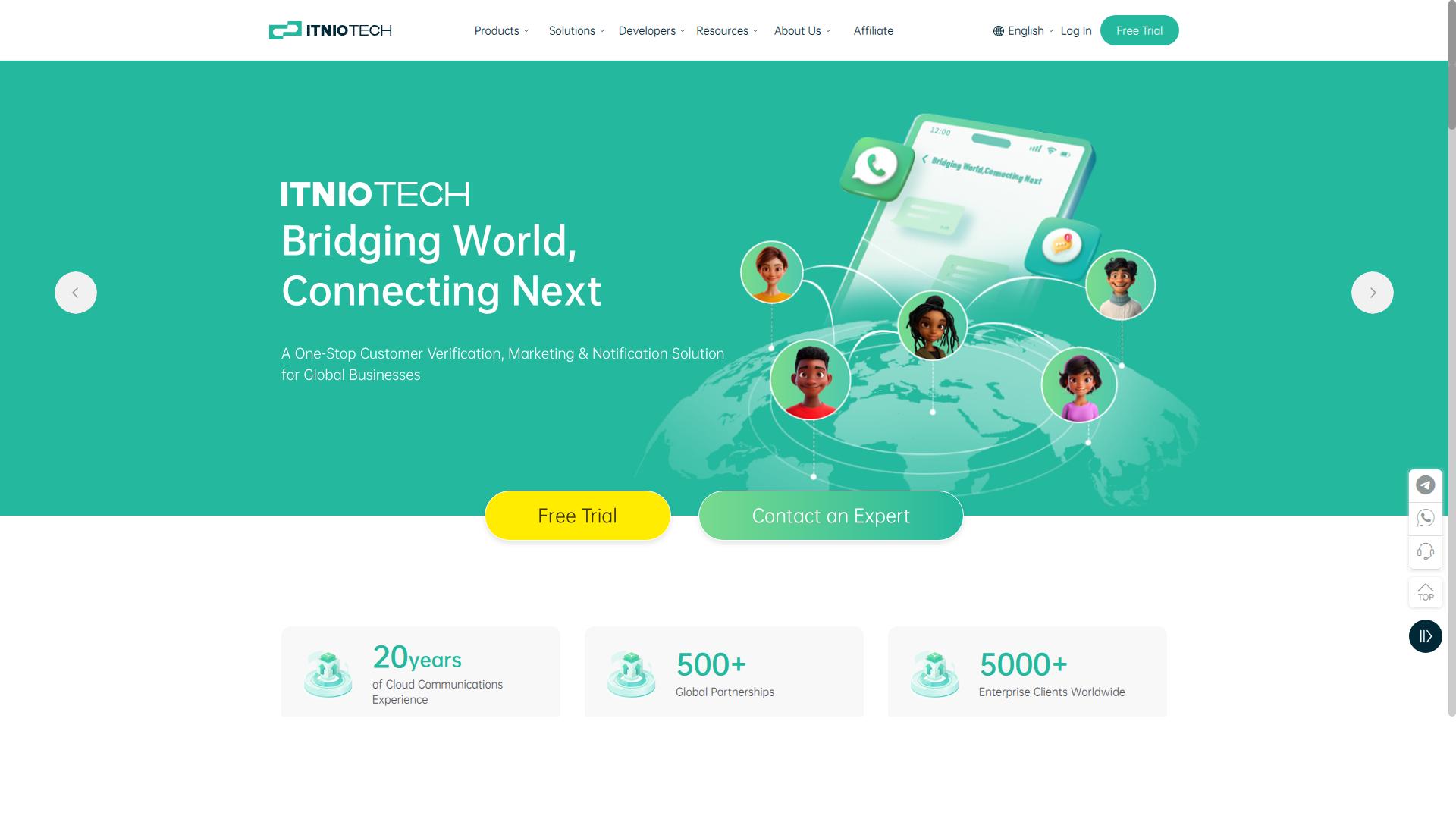 ITNIO TECH website