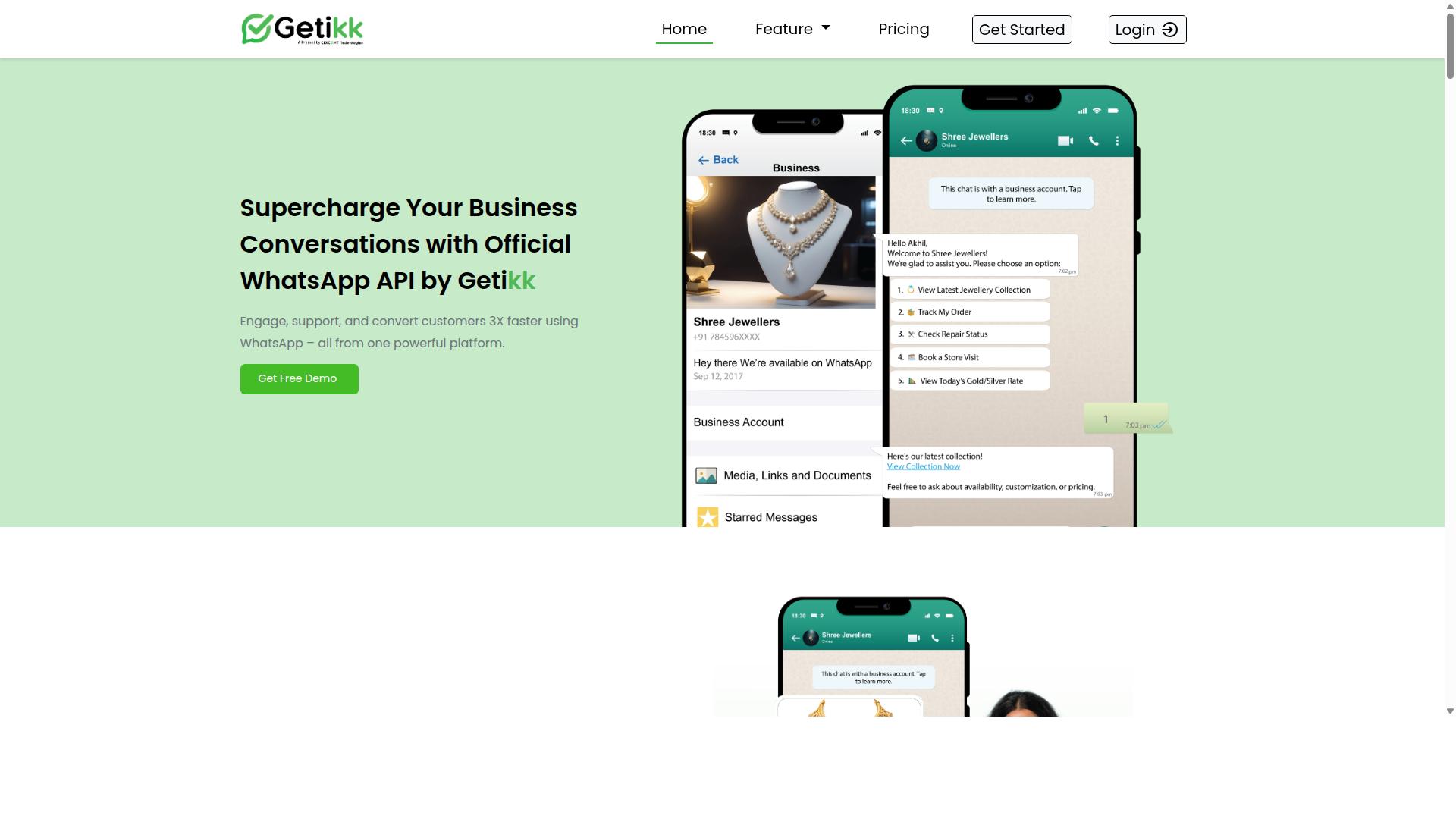 Getikk website