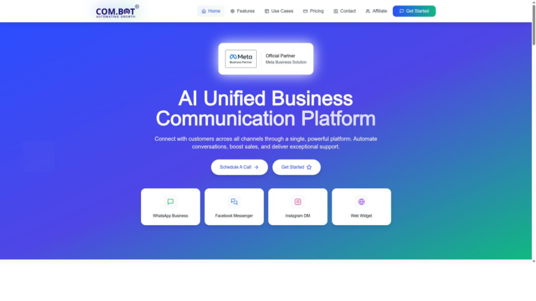 Com.bot website