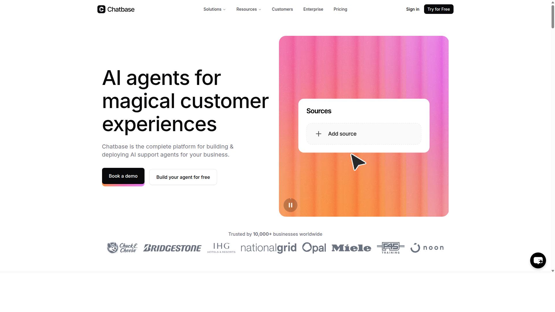 Chatbase website