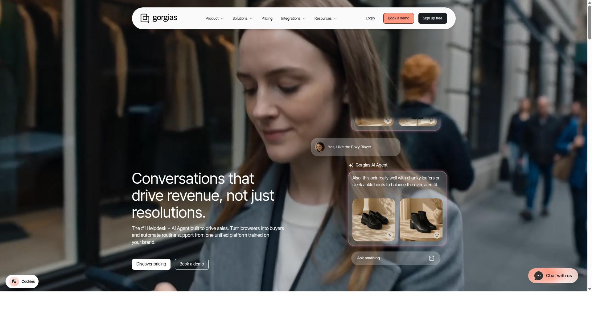Gorgias website