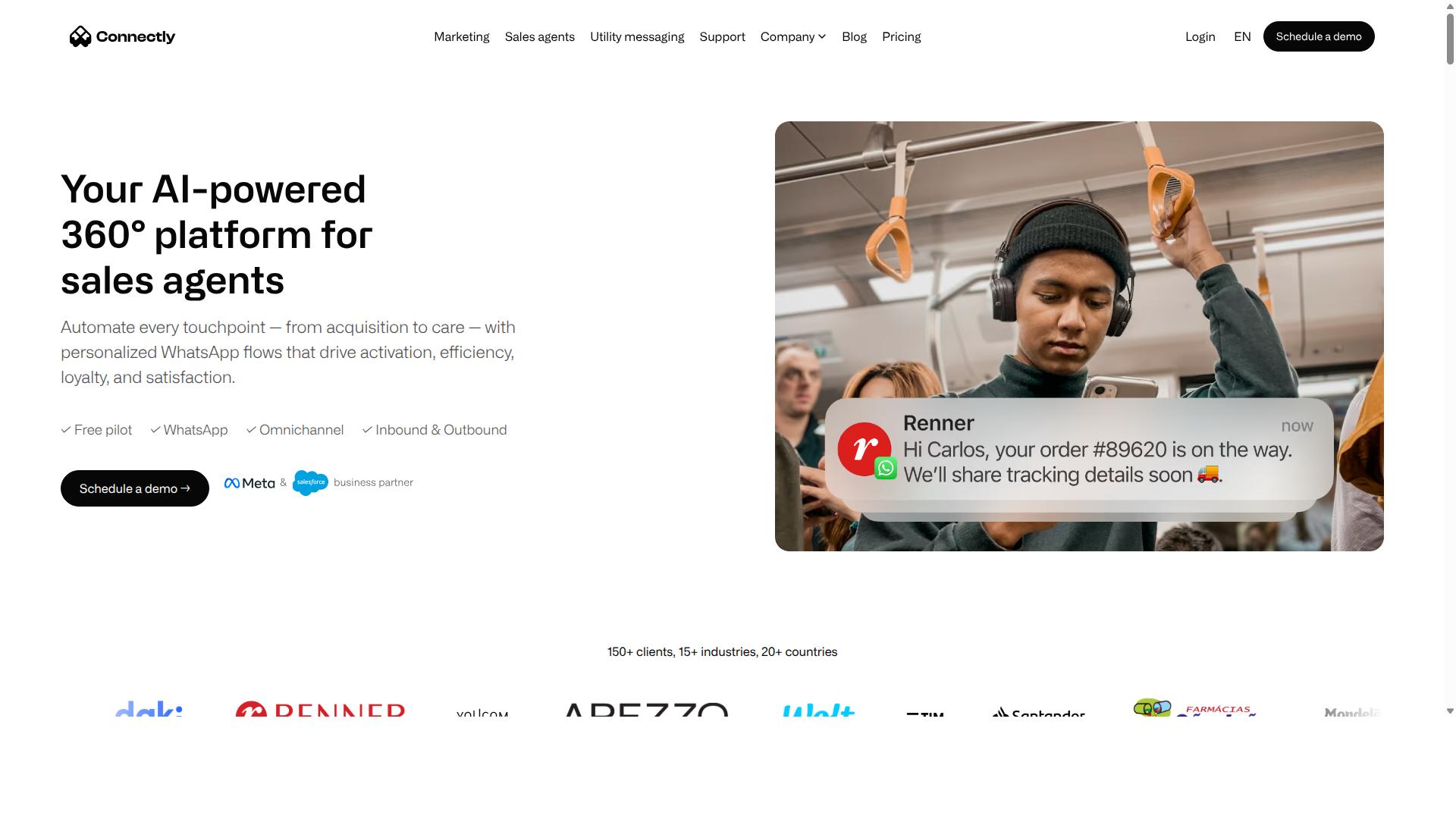 Connectly website