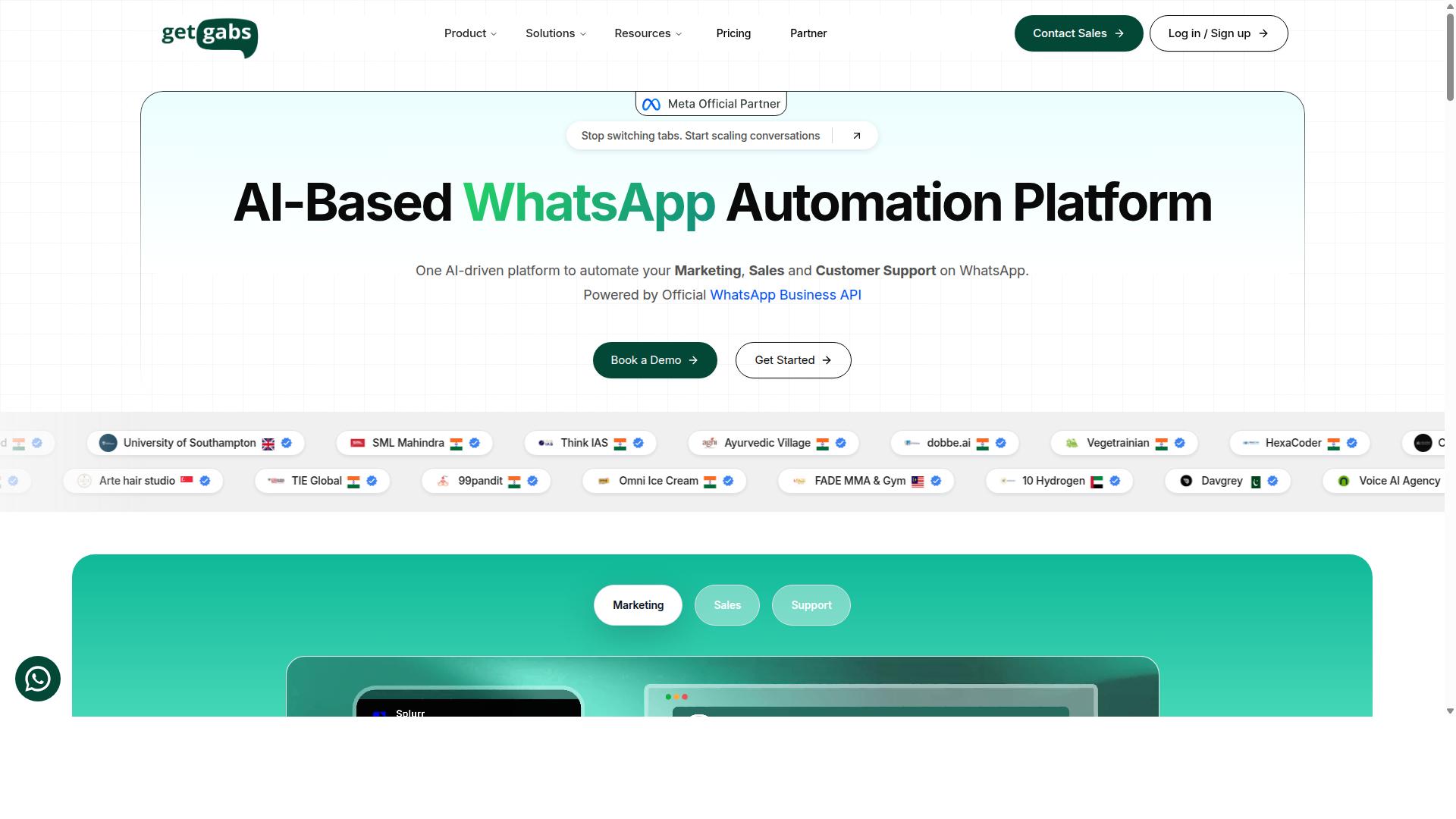 GetGabs website