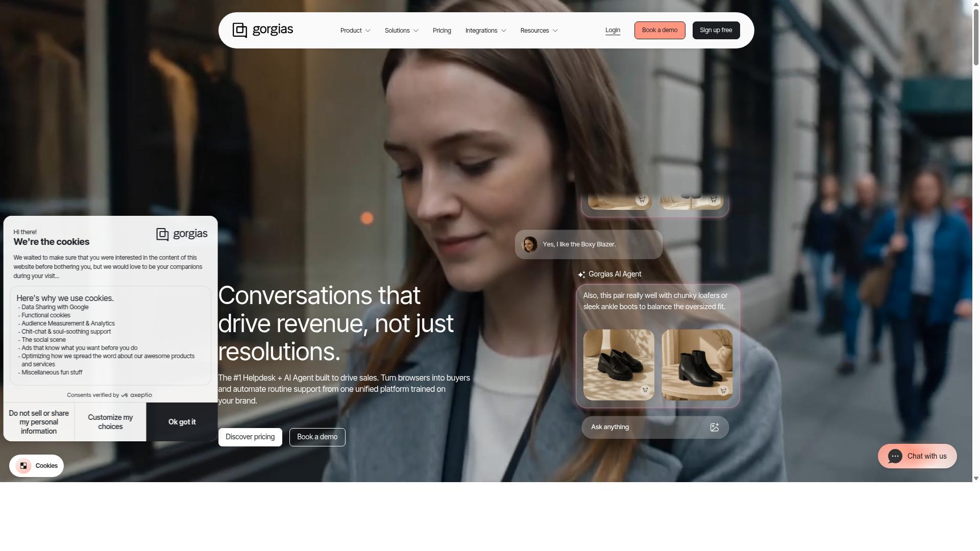 Gorgias website