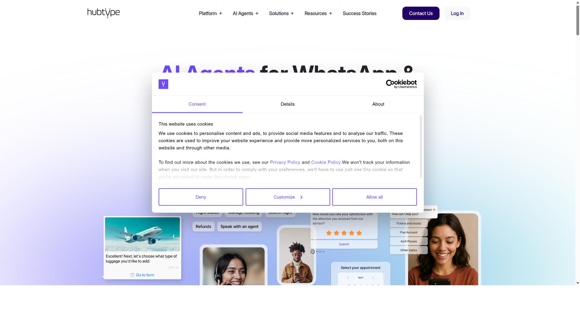 Hubtype website