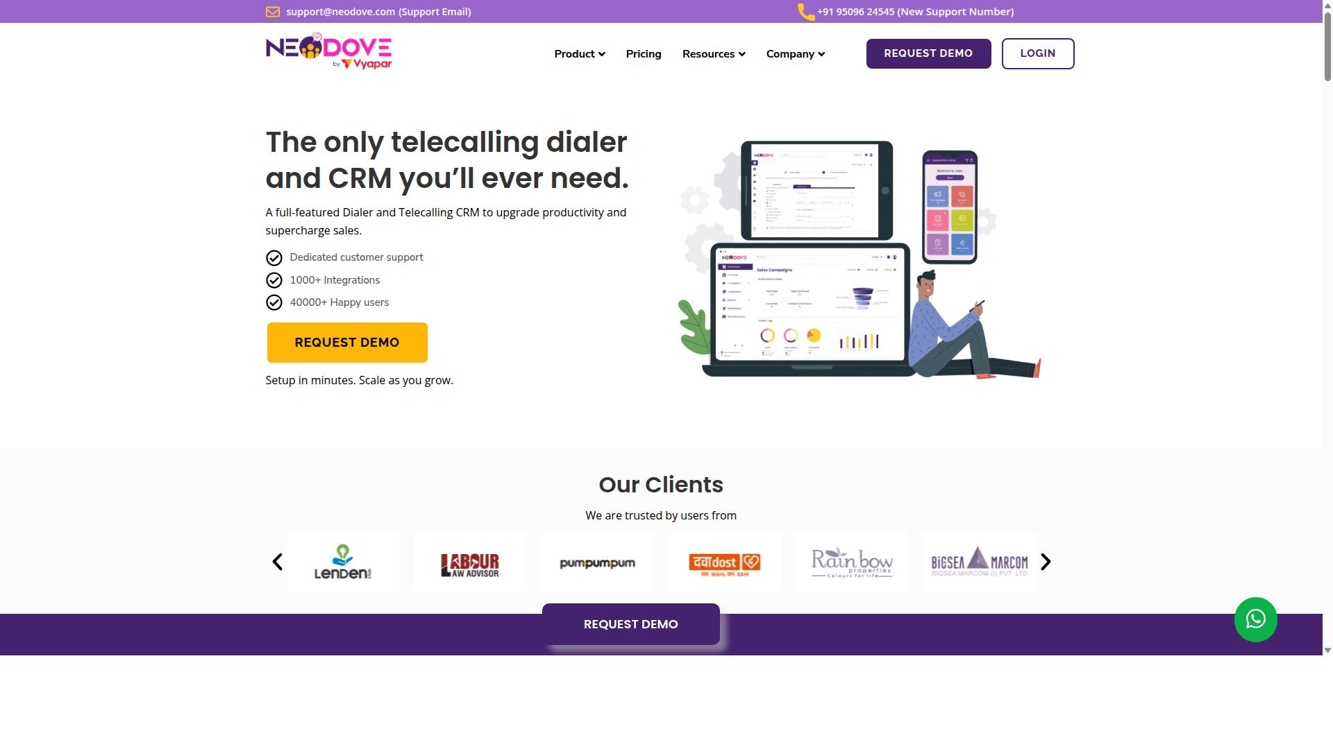 NeoDove website