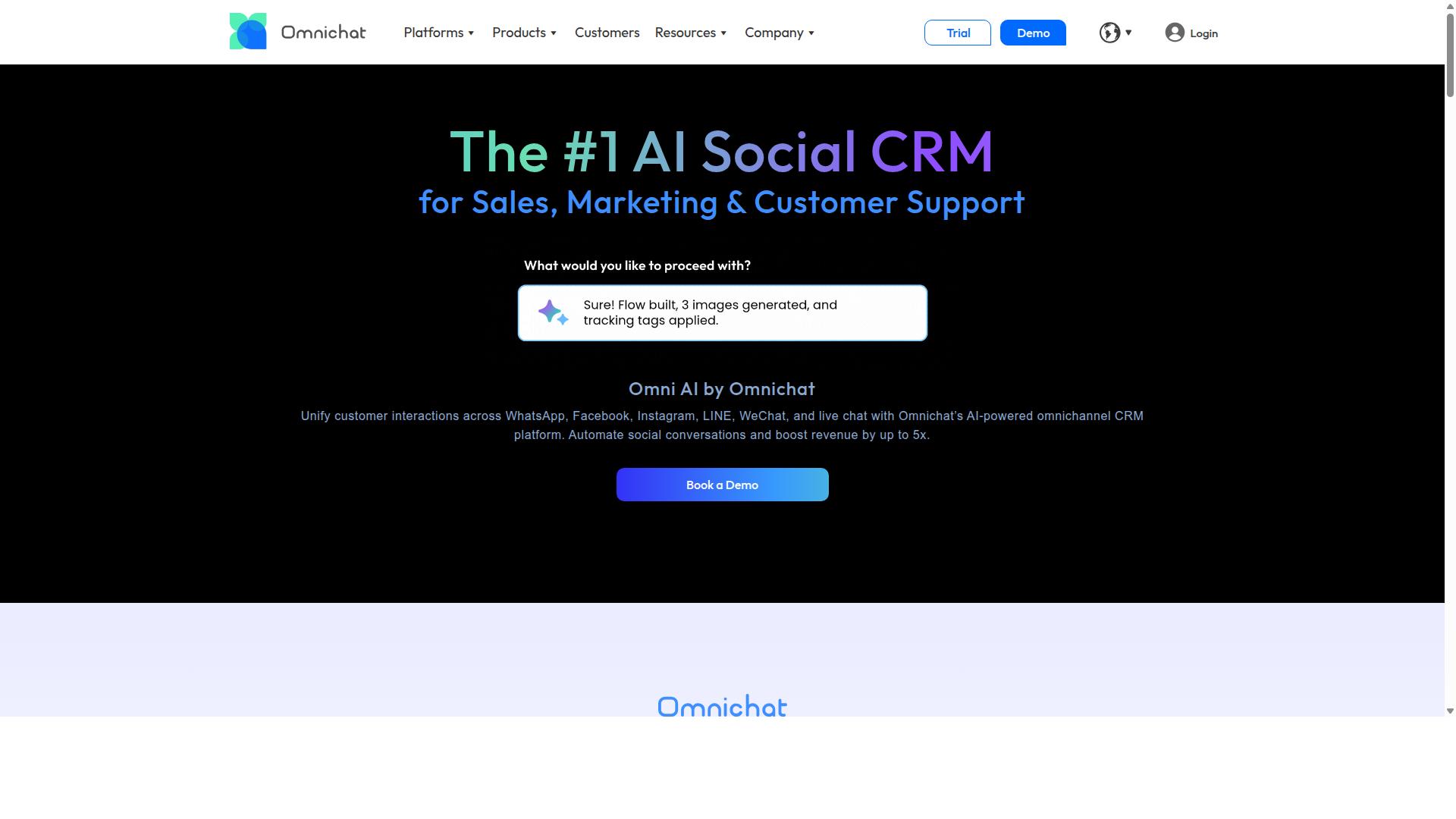 Omnichat website