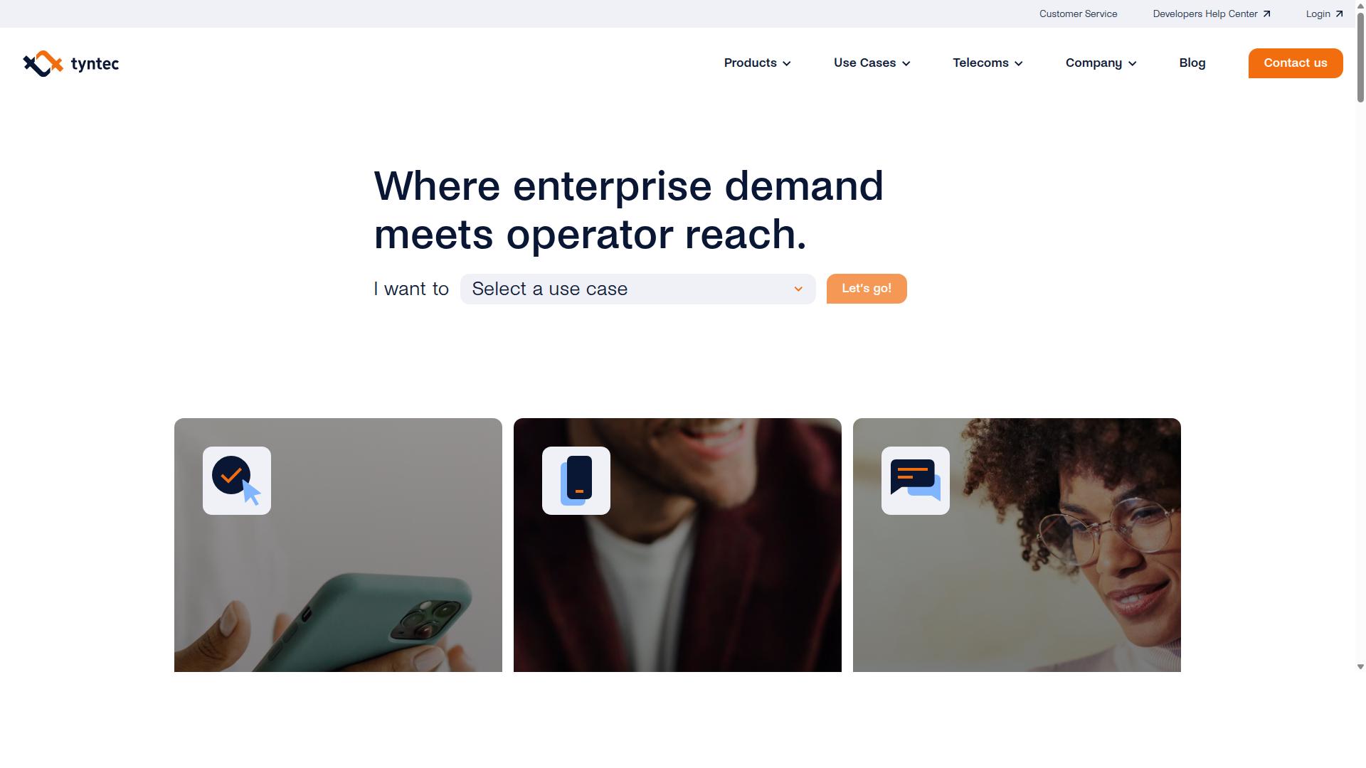 Tyntec website