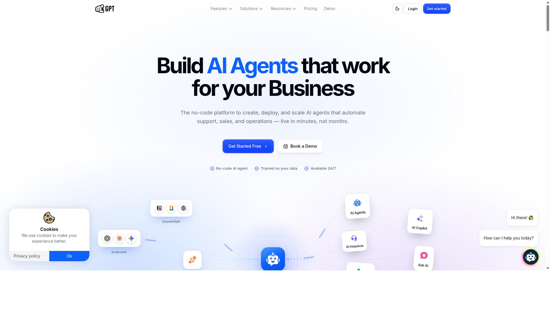 YourGPT website