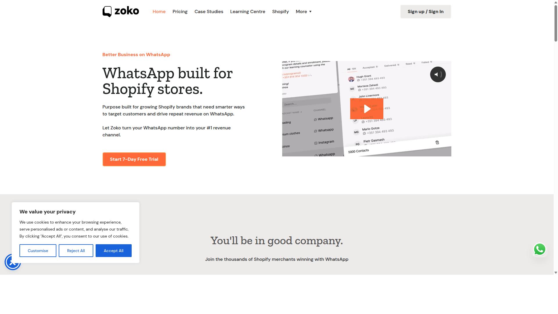 Zoko website